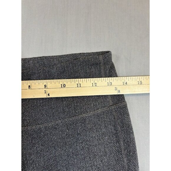 Athleta Leggings Medium M Womens Houndstooth Tight Gray And Black - Picture 3 of 6
